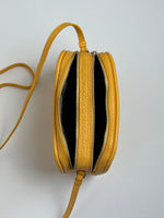 Load image into Gallery viewer, Furla yellow crossbody bag
