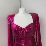 Load image into Gallery viewer, Nadine Merabi pink dress - M
