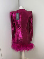 Load image into Gallery viewer, Nadine Merabi pink dress - M
