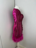 Load image into Gallery viewer, Nadine Merabi pink dress - M
