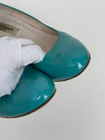 Load image into Gallery viewer, LK Bennett turquoise espadrille - 4 UK
