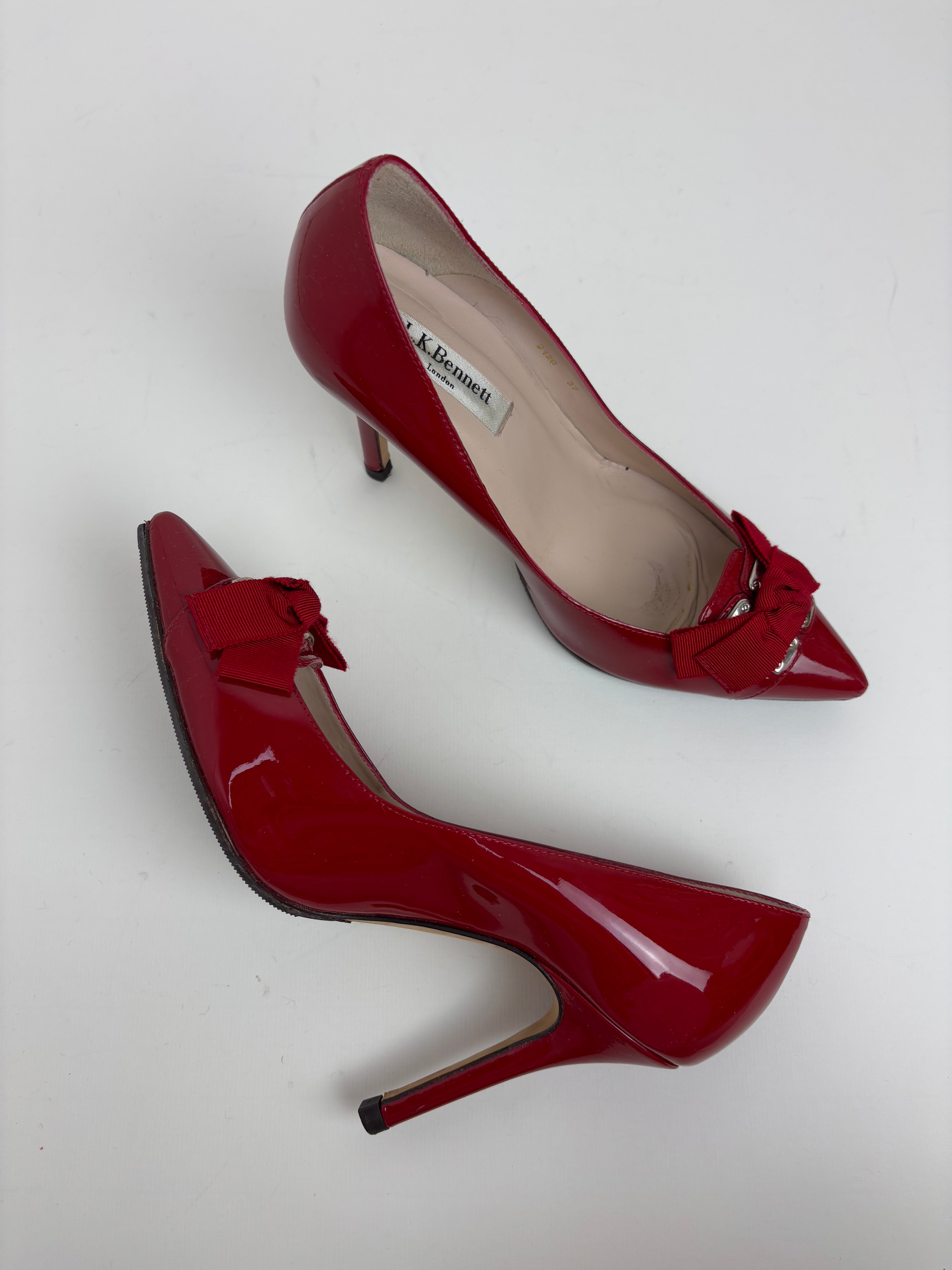LK Bennett red scarpin - 4 UK