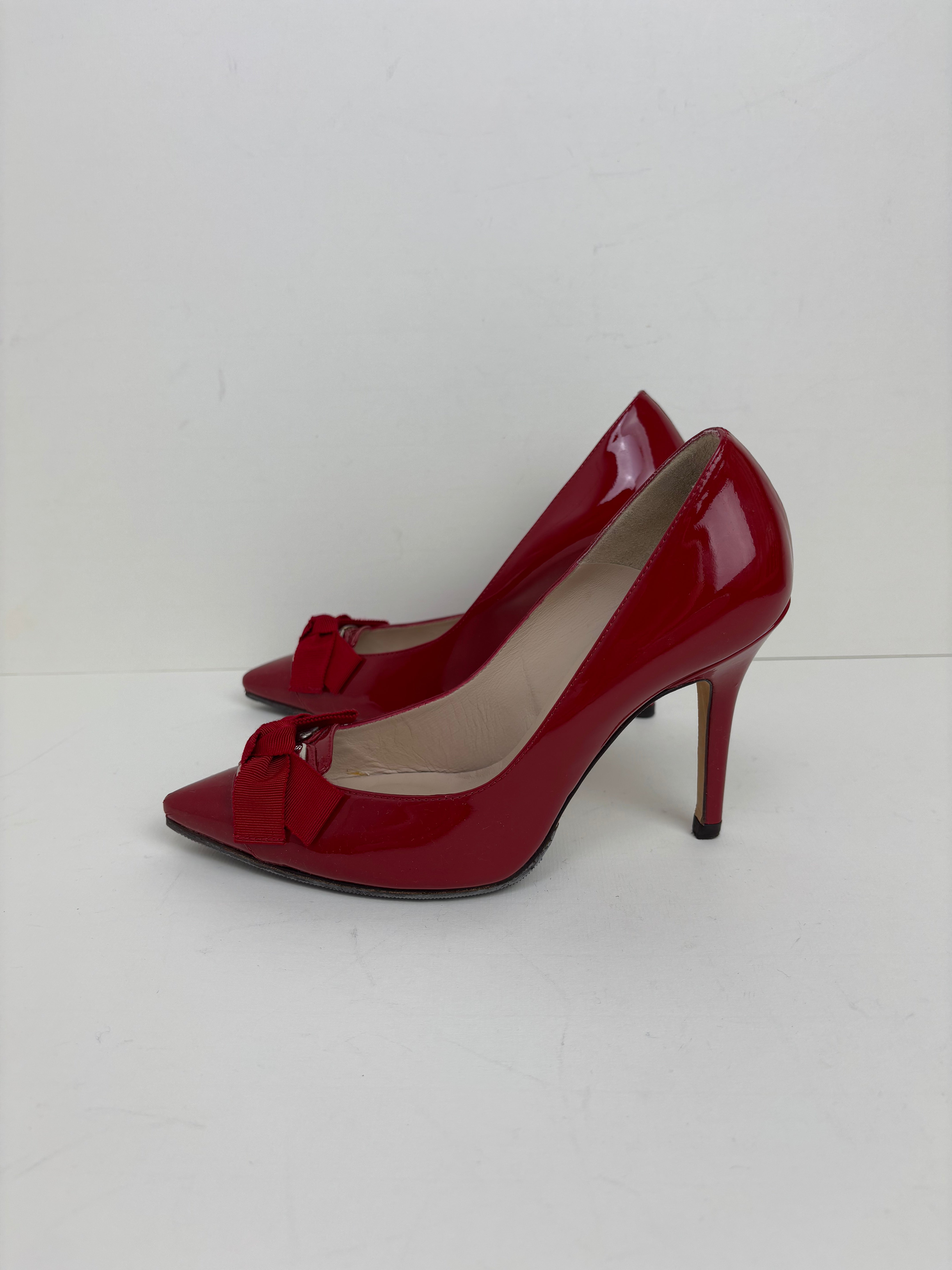 LK Bennett red scarpin - 4 UK