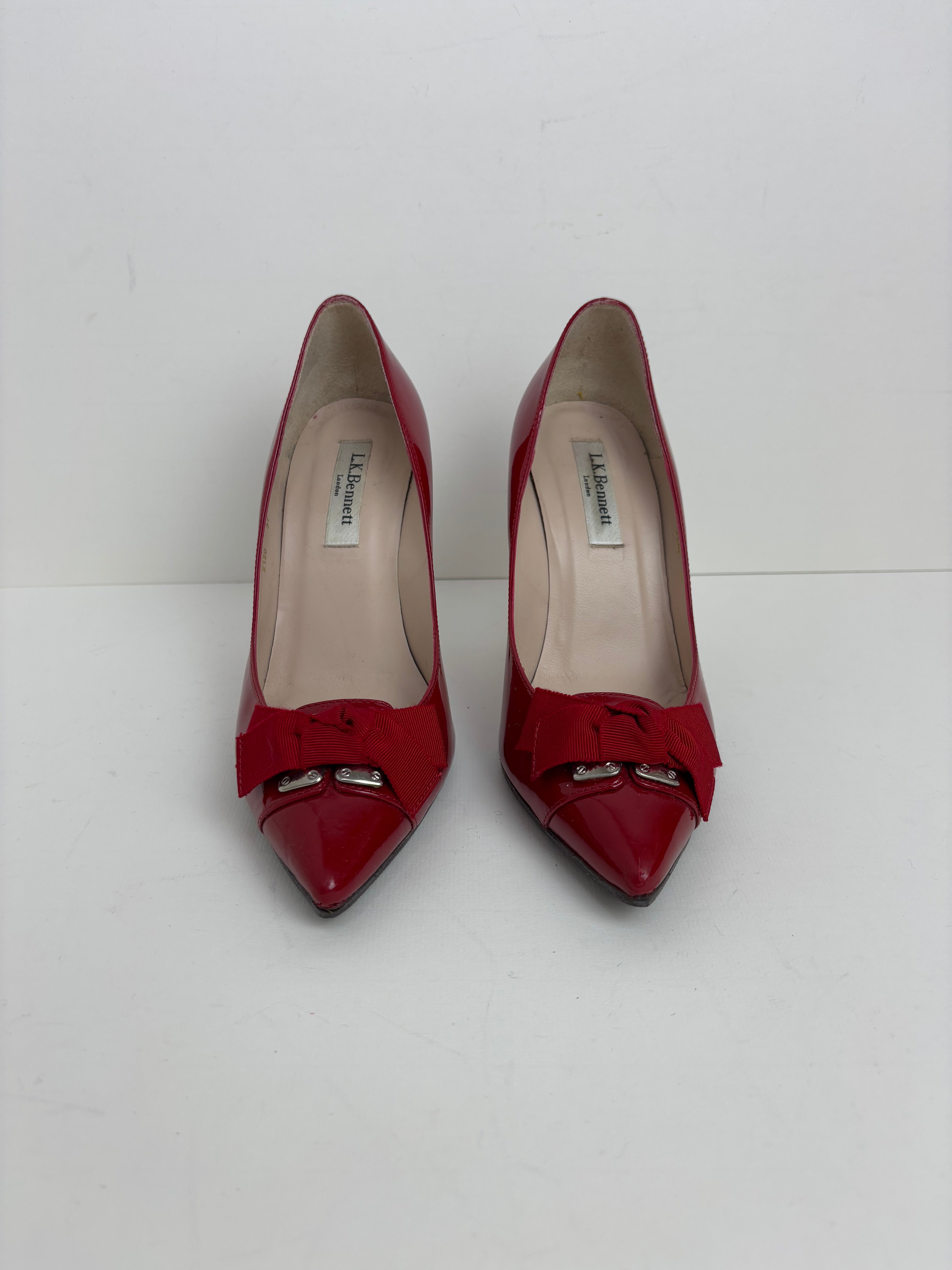 LK Bennett red scarpin - 4 UK