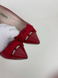 LK Bennett red scarpin - 4 UK