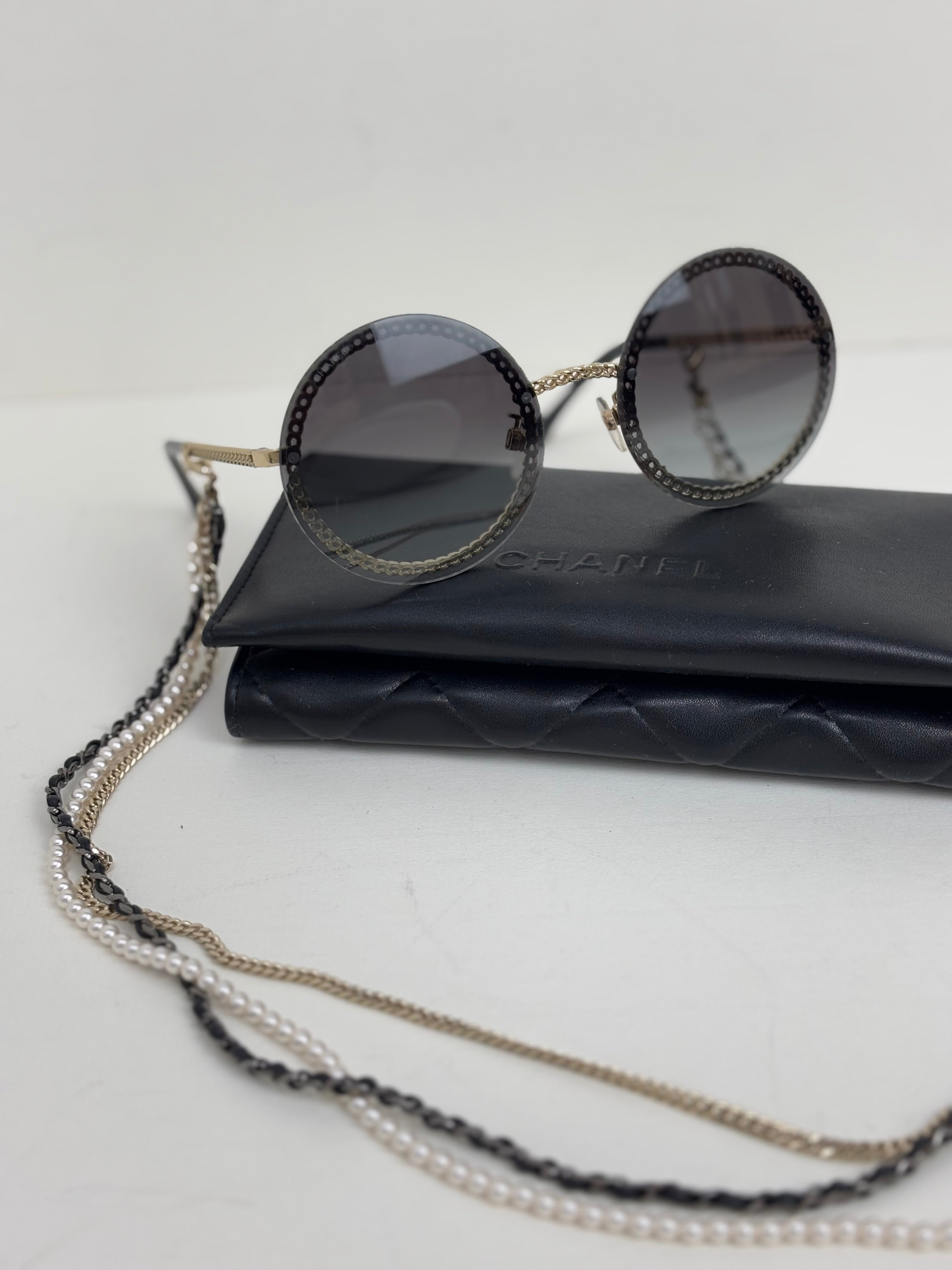 Chanel round sunglasses