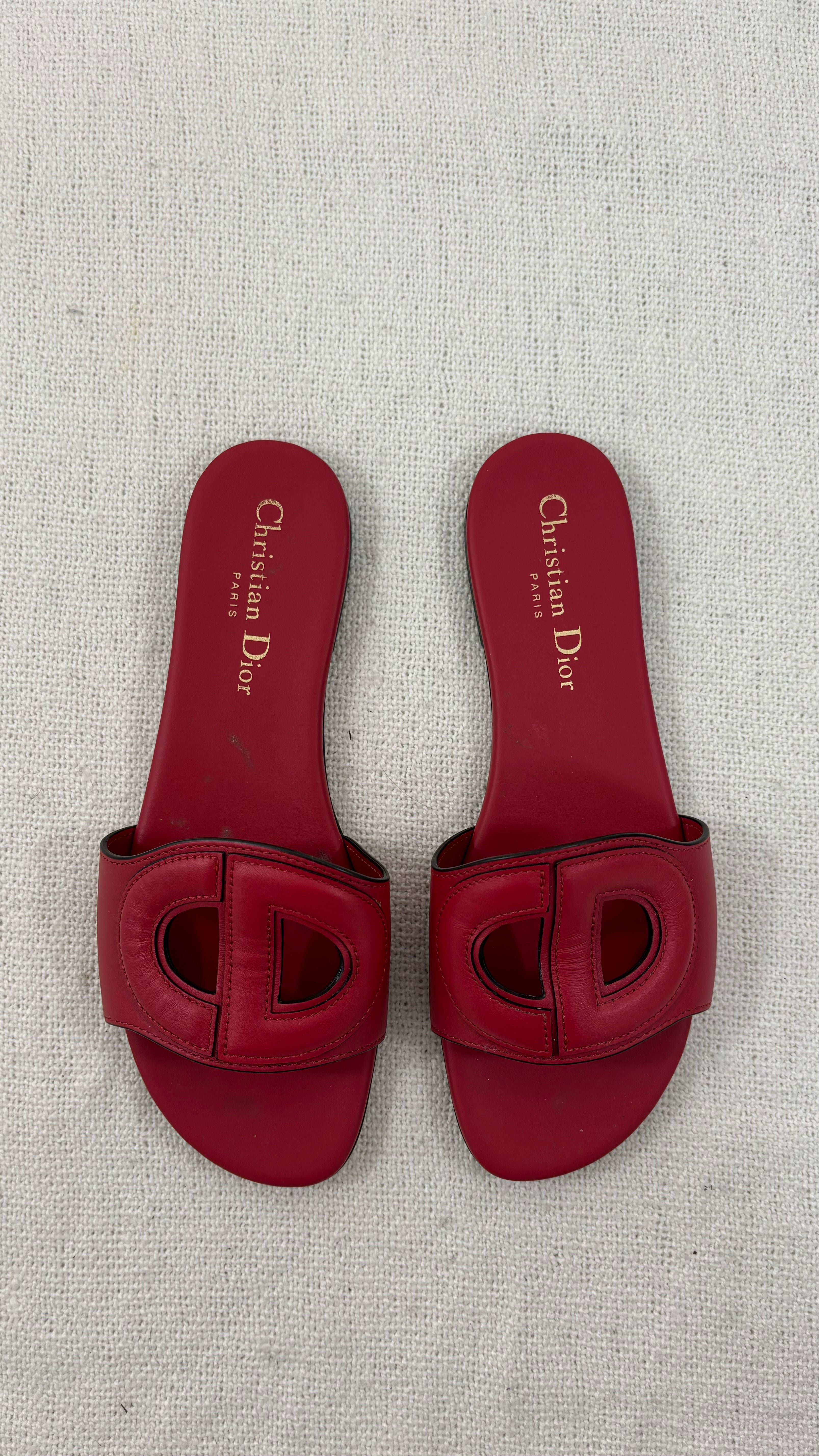 Dior red flats - 3.5 UK