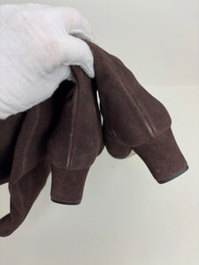 & Other Stories brown suede boots - 4 UK
