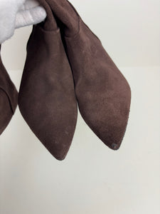& Other Stories brown suede boots - 4 UK