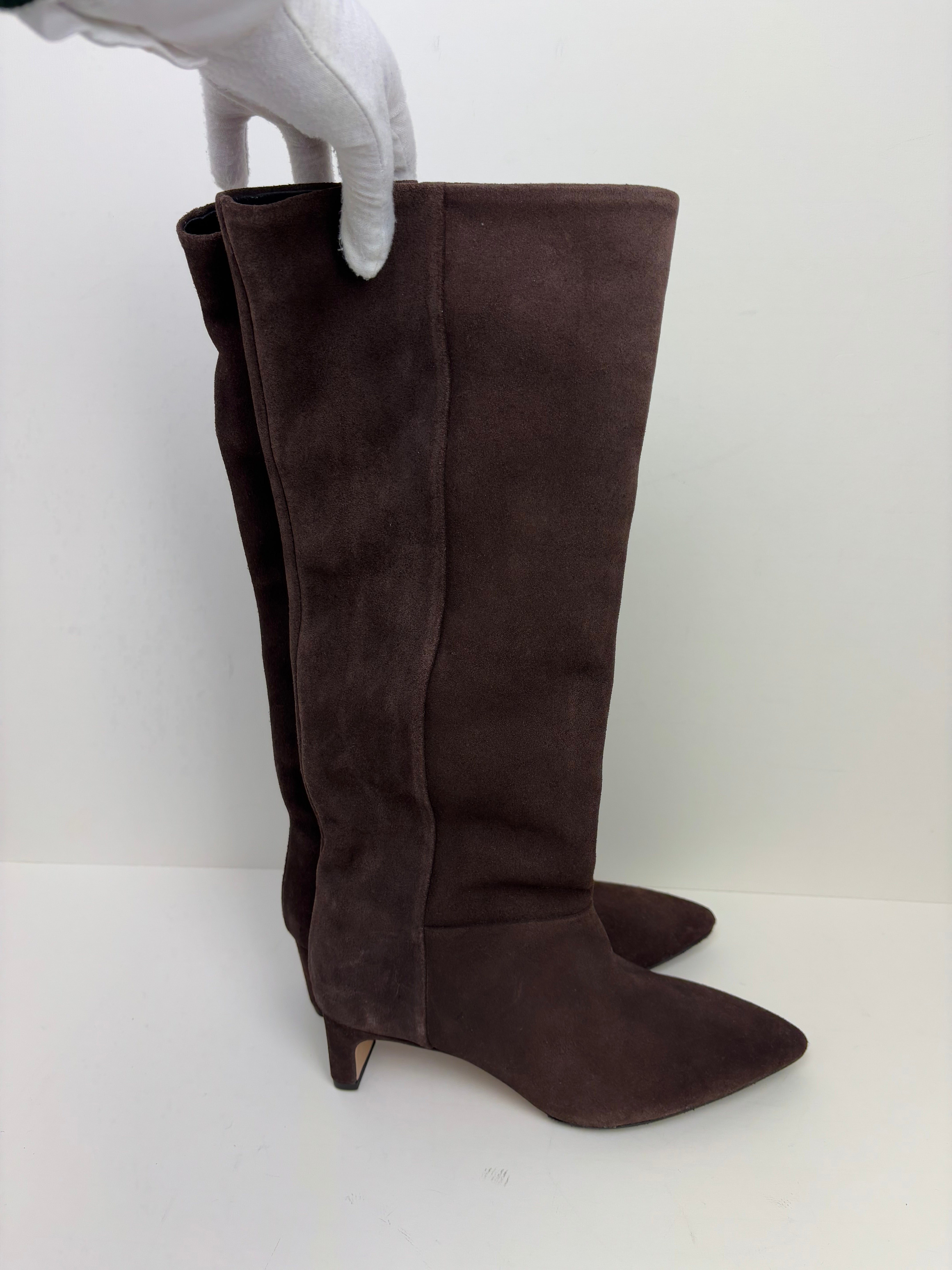 & Other Stories brown suede boots - 4 UK