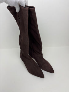 & Other Stories brown suede boots - 4 UK