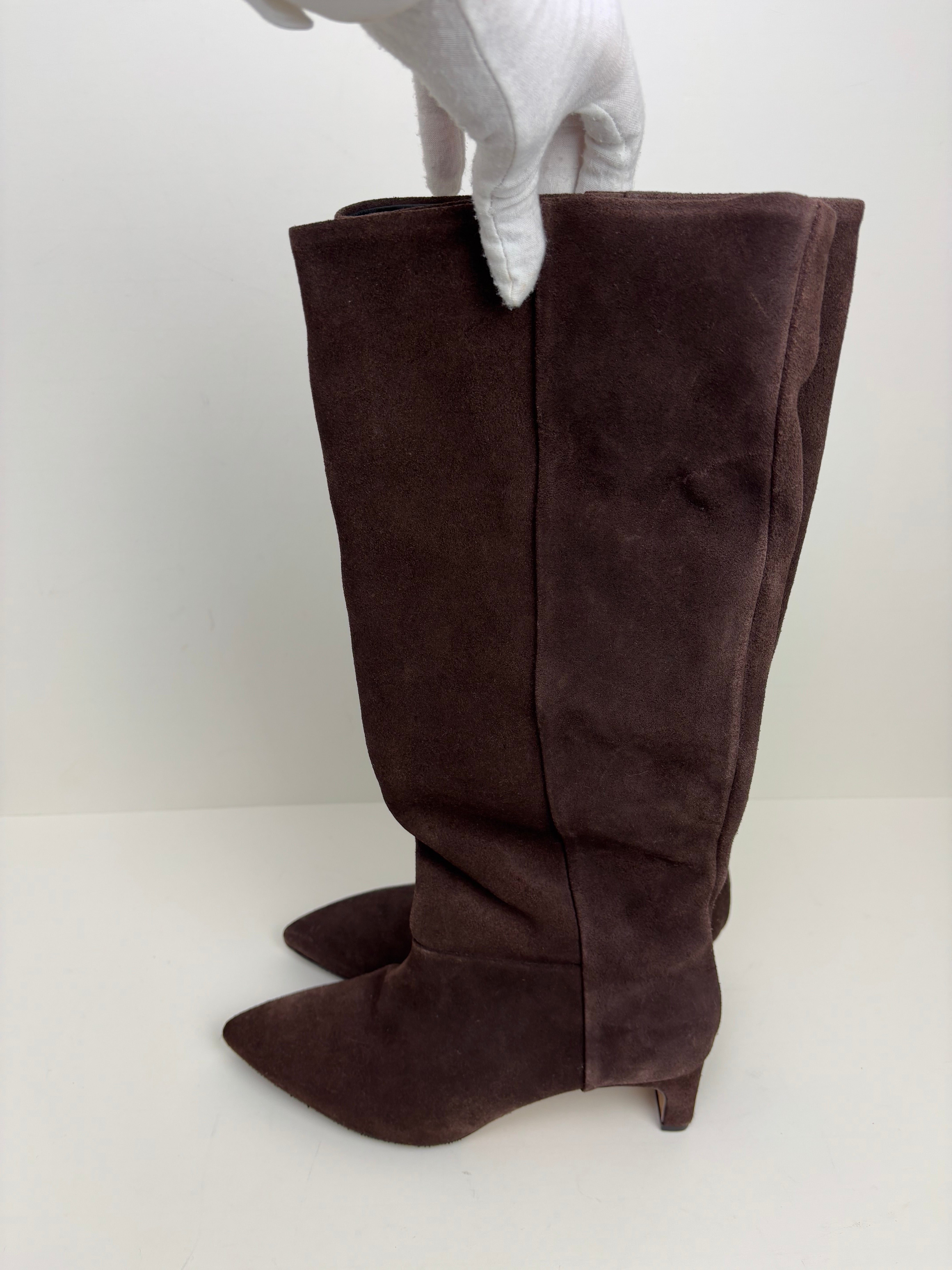 & Other Stories brown suede boots - 4 UK