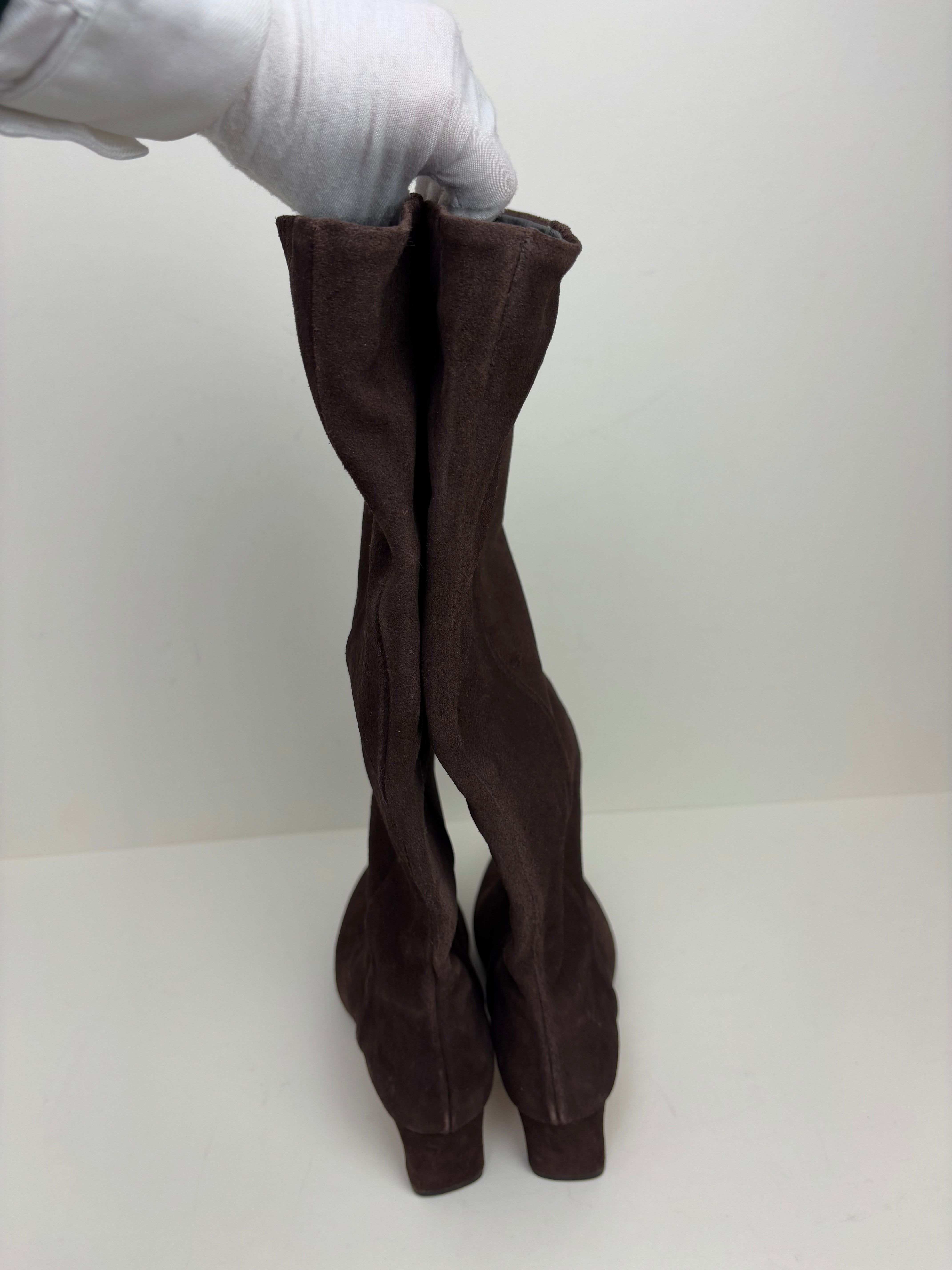 & Other Stories brown suede boots - 4 UK