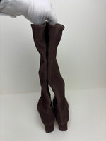 Load image into Gallery viewer, &amp; Other Stories brown suede boots - 4 UK
