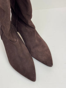 & Other Stories brown suede boots - 4 UK