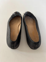 Load image into Gallery viewer, Chanel black ballerina flats - 7.5 UK

