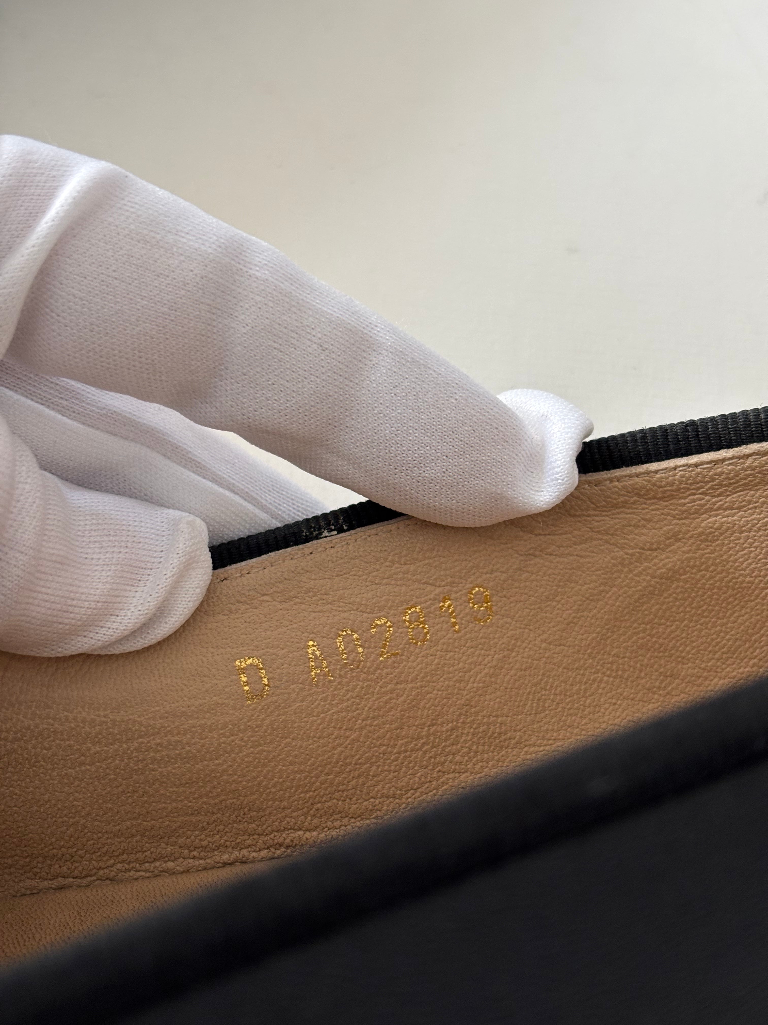 Chanel black ballerina flats - 7.5 UK