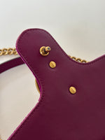 Load image into Gallery viewer, Gucci GG Marmot fuchsia velvet bag
