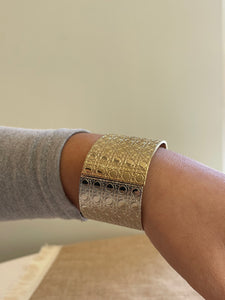 Christian Dior golden and silver bracelet