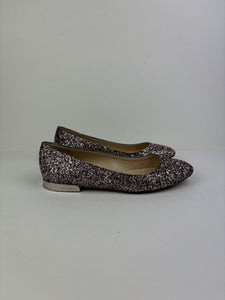 Jimmy Choo glitter ballerinas - 4 UK