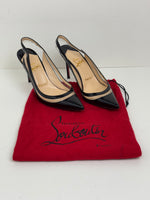 Load image into Gallery viewer, Louboutin black scarpin - 34.5 EU
