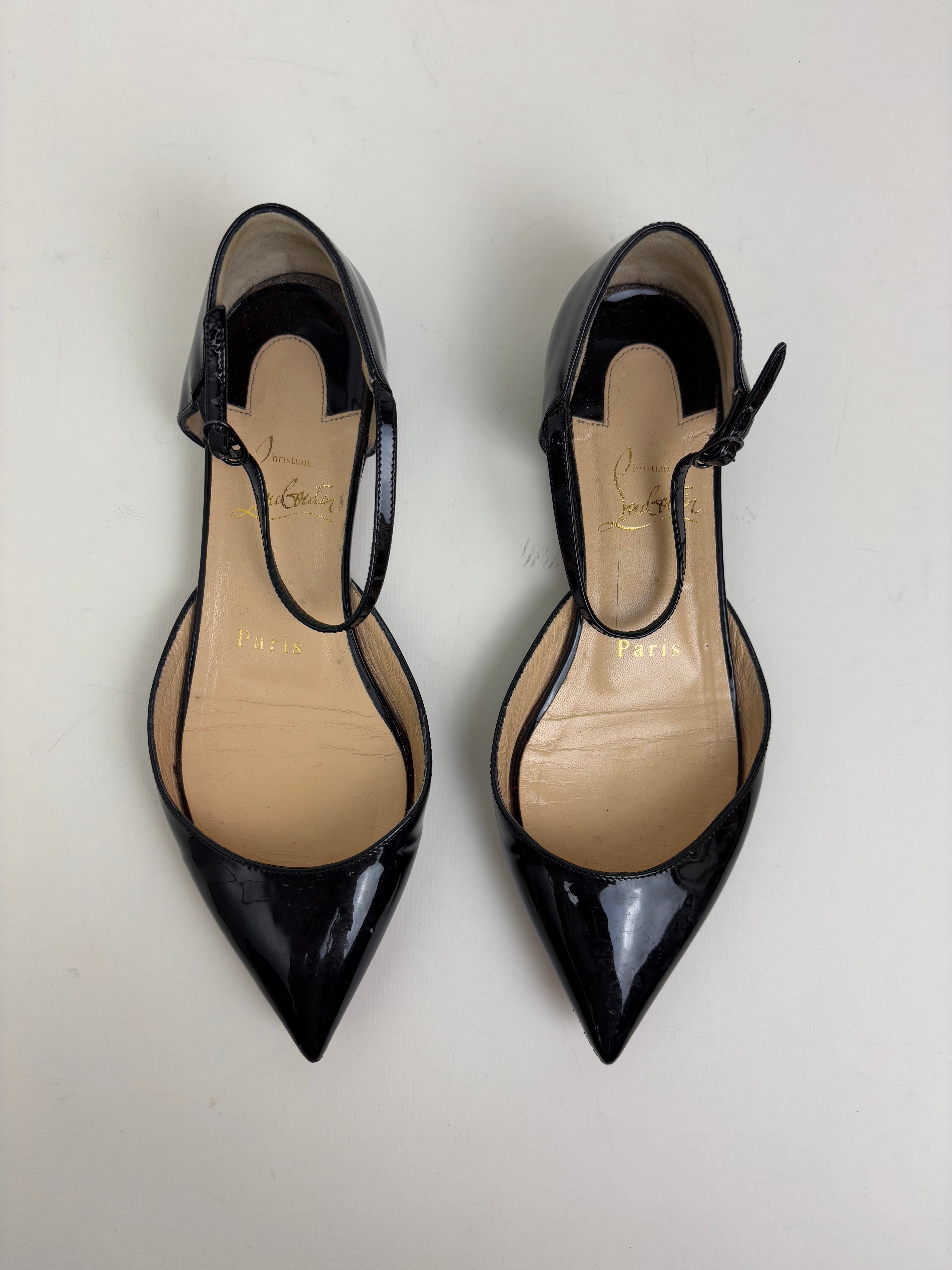 Louboutin black flats - 34.5 EU