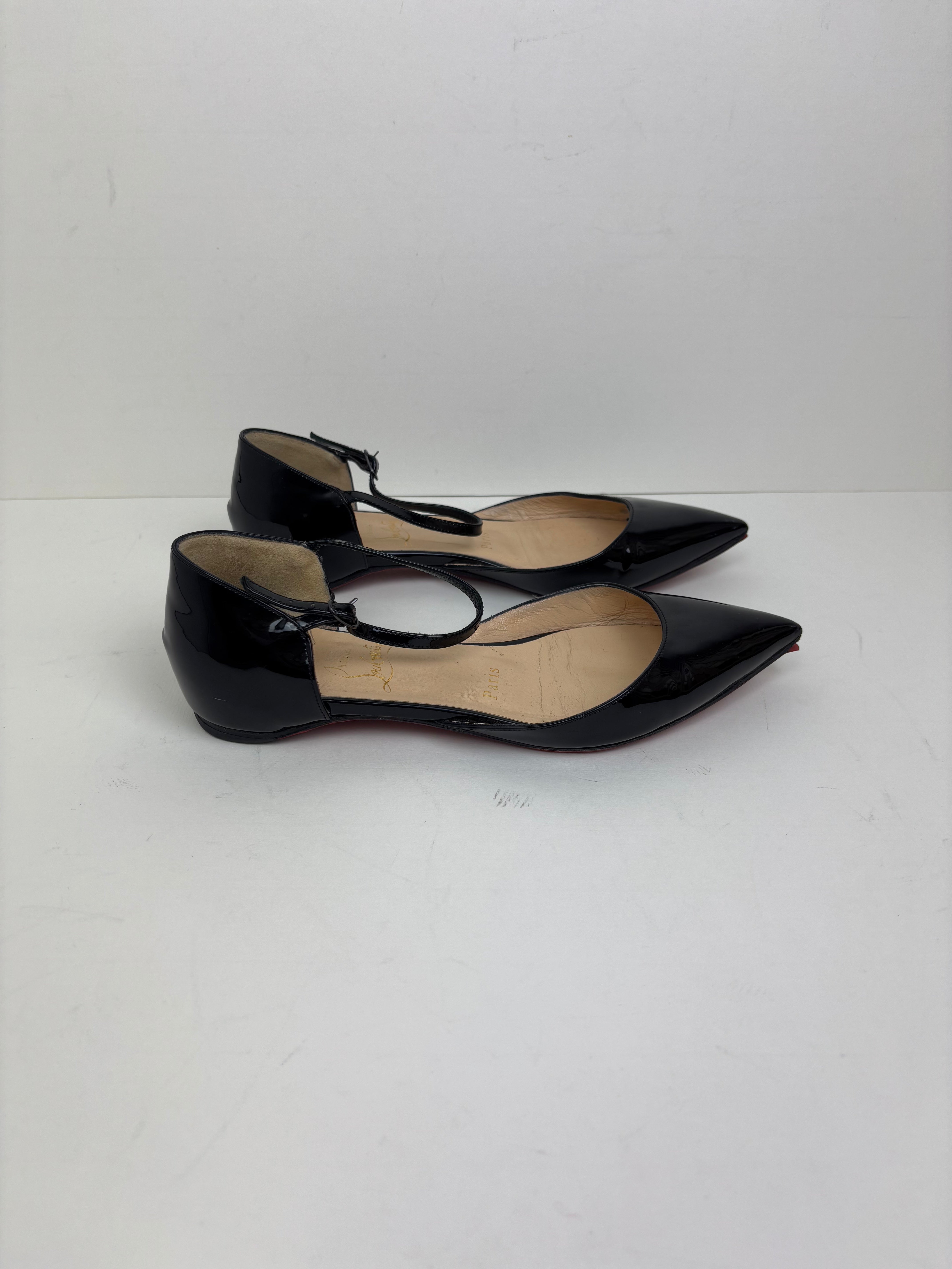 Louboutin black flats - 34.5 EU