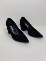 Load image into Gallery viewer, Prada black suede scarpin - 34.5 EU
