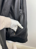 Load image into Gallery viewer, MENSWEAR - Dolce &amp; Gabbana hoodie leather jacket - 48 UK
