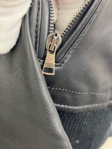 MENSWEAR - Dolce & Gabbana hoodie leather jacket - 48 UK