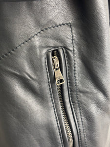 MENSWEAR - Dolce & Gabbana hoodie leather jacket - 48 UK