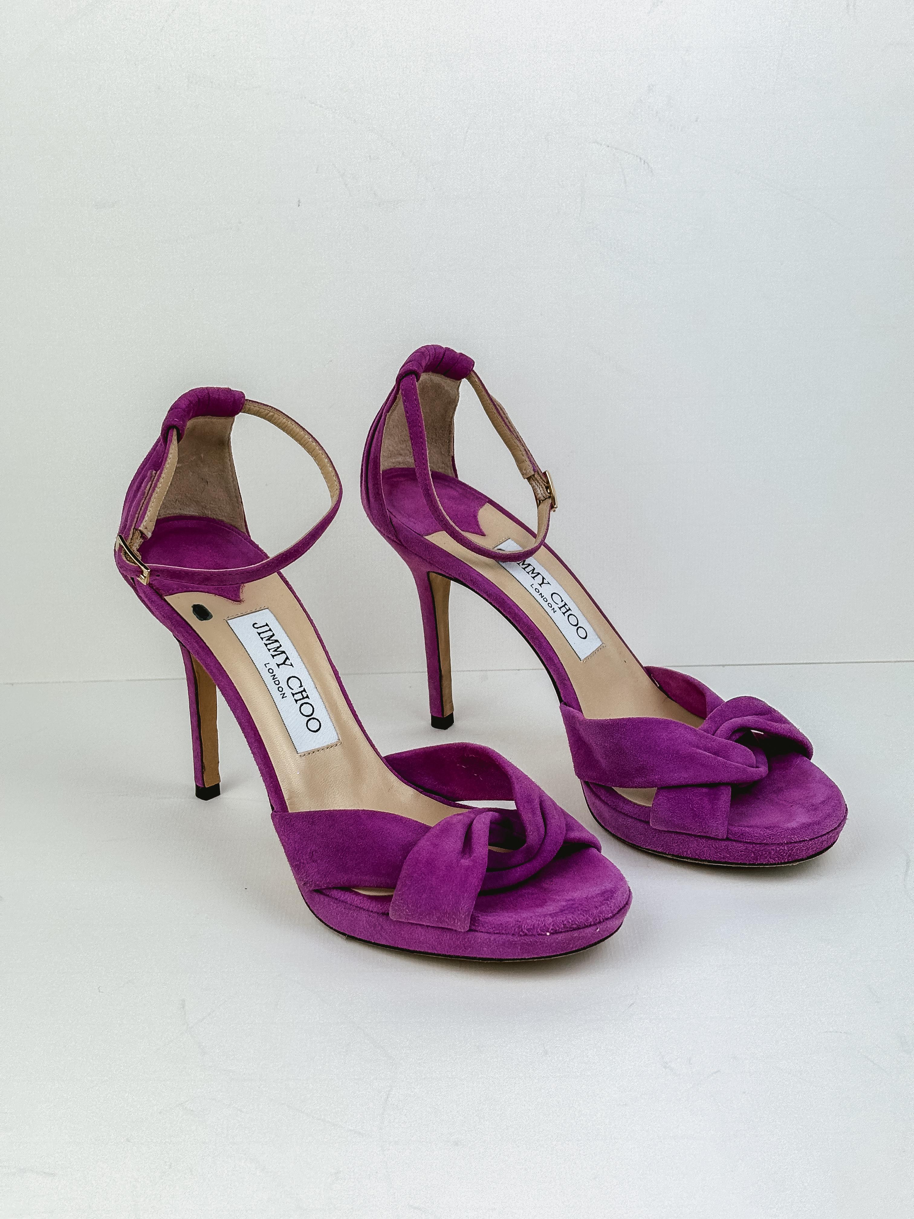 Jimmy Choo magenta heels - 4 UK