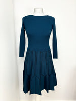 Load image into Gallery viewer, Sandro blue long sleeves dress - 10 UK
