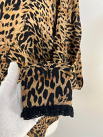 Load image into Gallery viewer, Rixo leopard print shirt - XS
