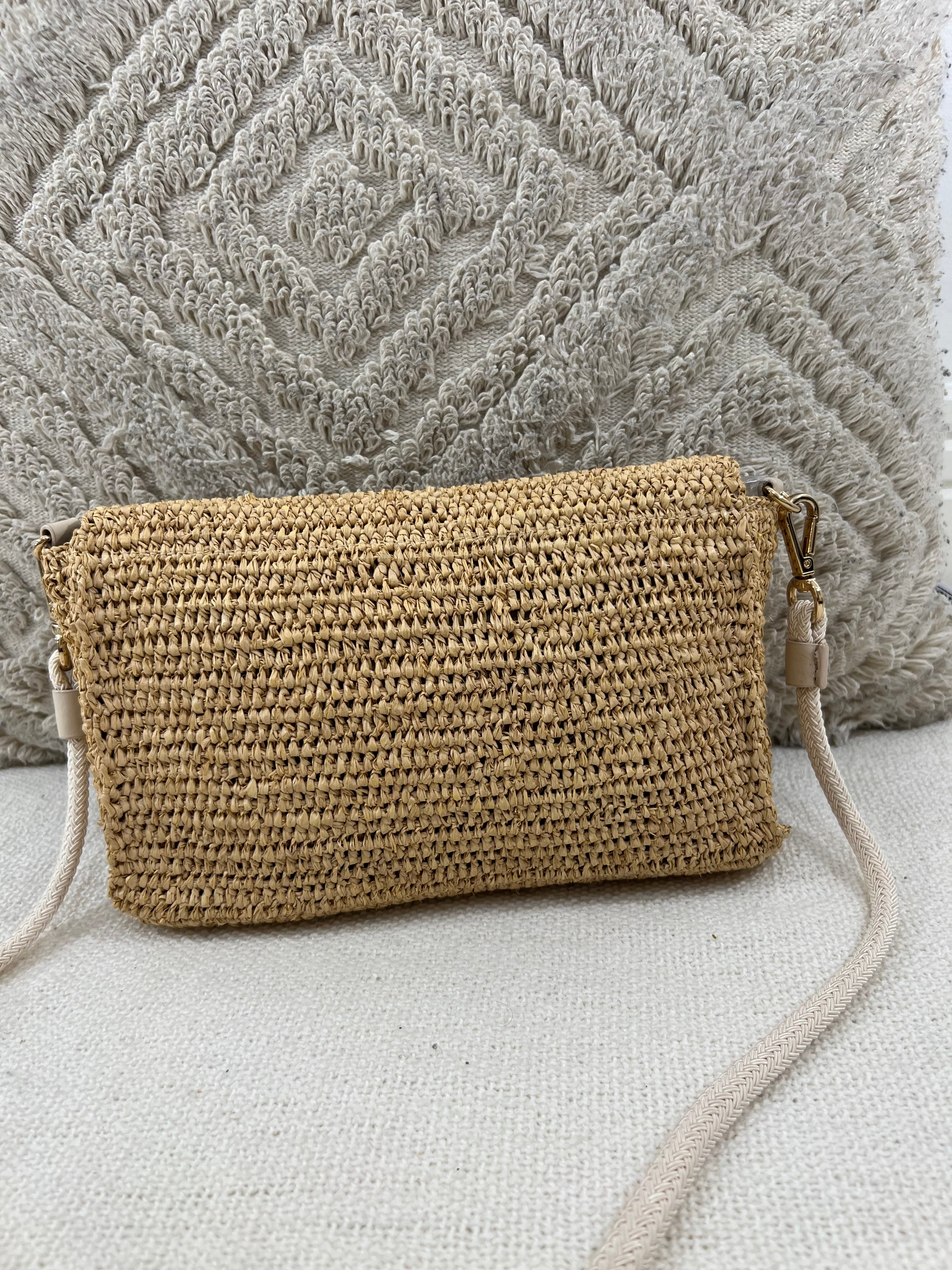 Heidi Klein raffia crossbody bag – FriendshopLondon