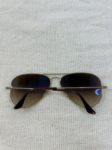 Ray Ban brown aviator sunglasses