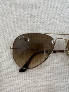 Ray Ban brown aviator sunglasses