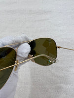 Load image into Gallery viewer, Ray Ban brown aviator sunglasses
