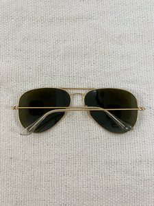 Ray Ban brown aviator sunglasses