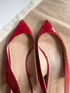 Dior red slingback - 5 UK