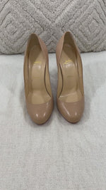 Load and play video in Gallery viewer, Christian Louboutin beige pumps - 6 UK
