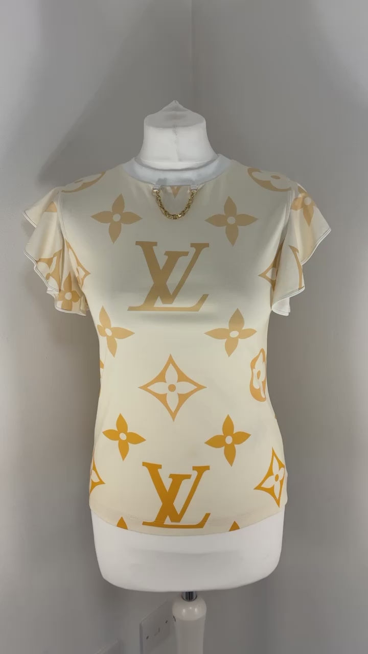 Louis Vuitton yellow t-shirt - XS