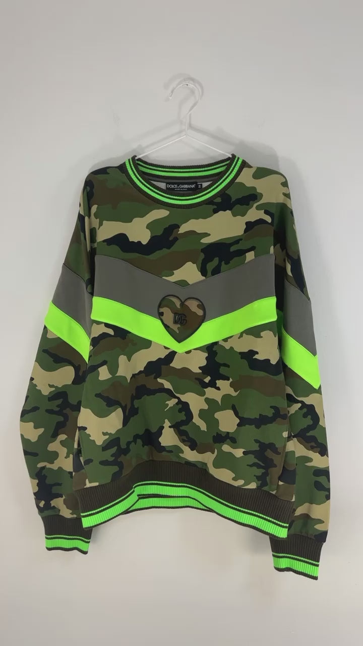 Dolce & Gabbana camouflage jumper - L