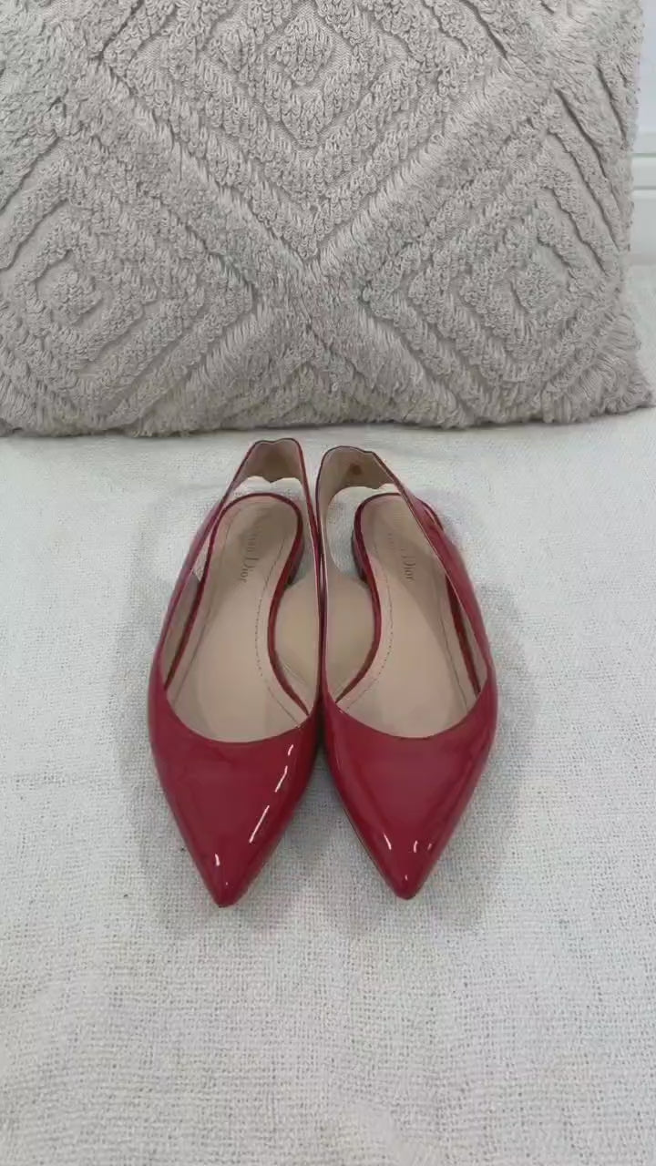 Dior red slingback - 5 UK