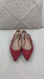 Load and play video in Gallery viewer, Dior red slingback - 5 UK
