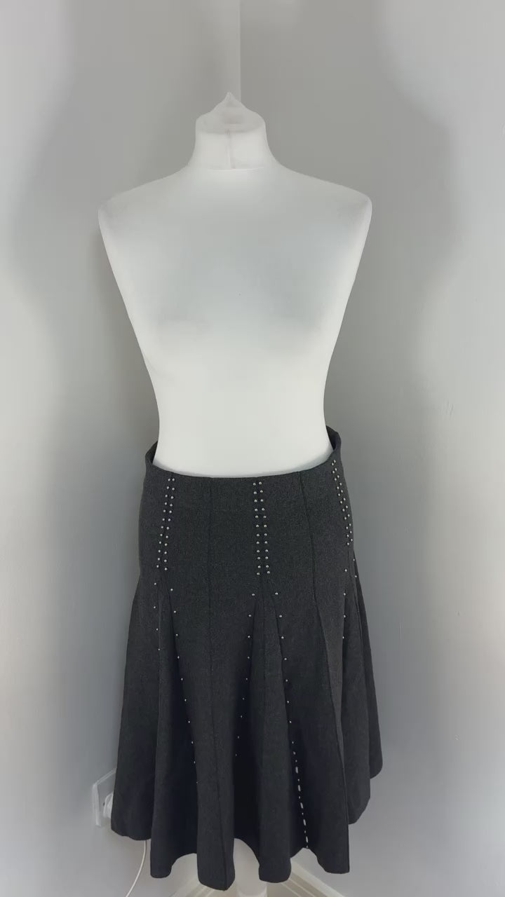 Sandro Paris grey skirt - L