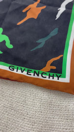 Load and play video in Gallery viewer, Givenchy silk scarf

