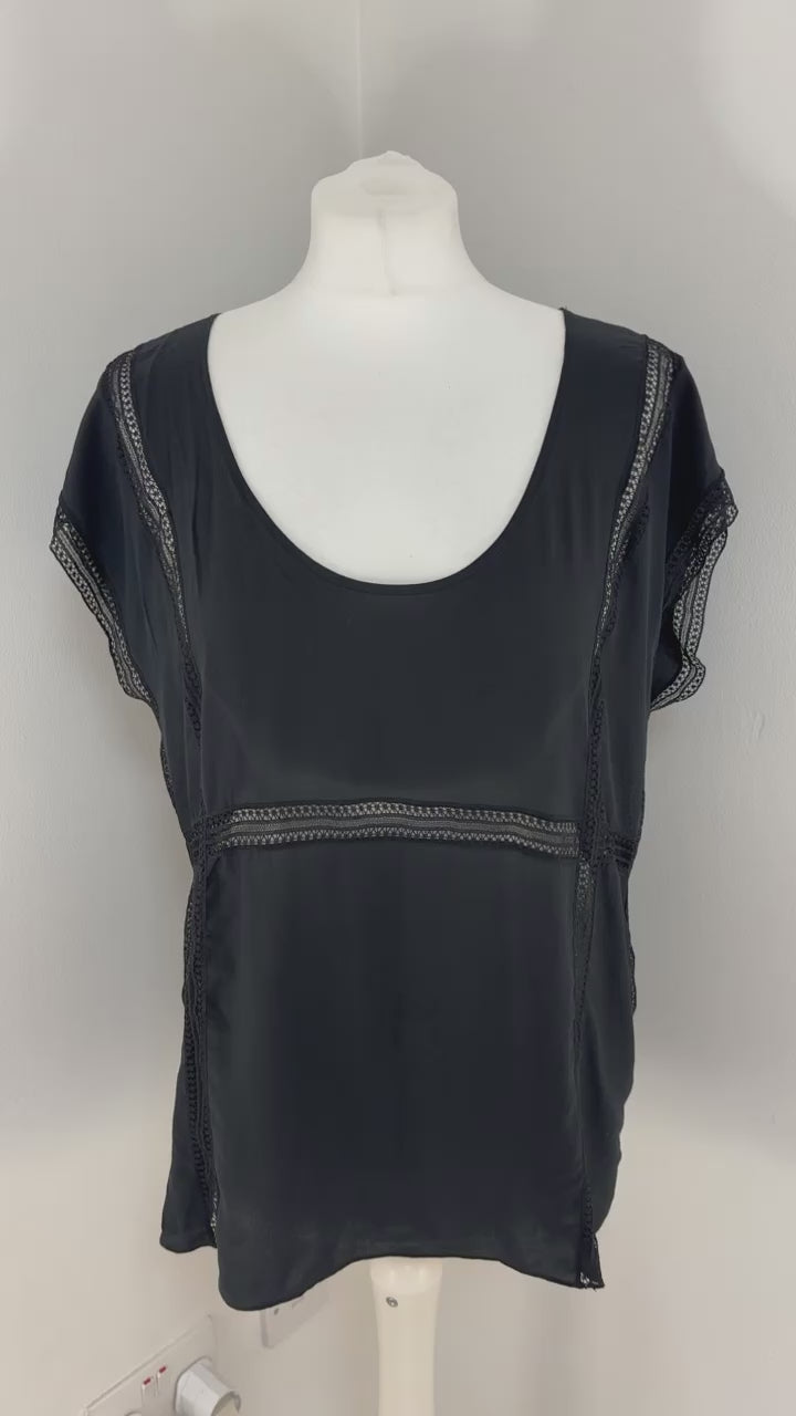 Theory silk top - L