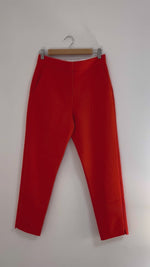 Load and play video in Gallery viewer, French Connection red trousers - 8 UK
