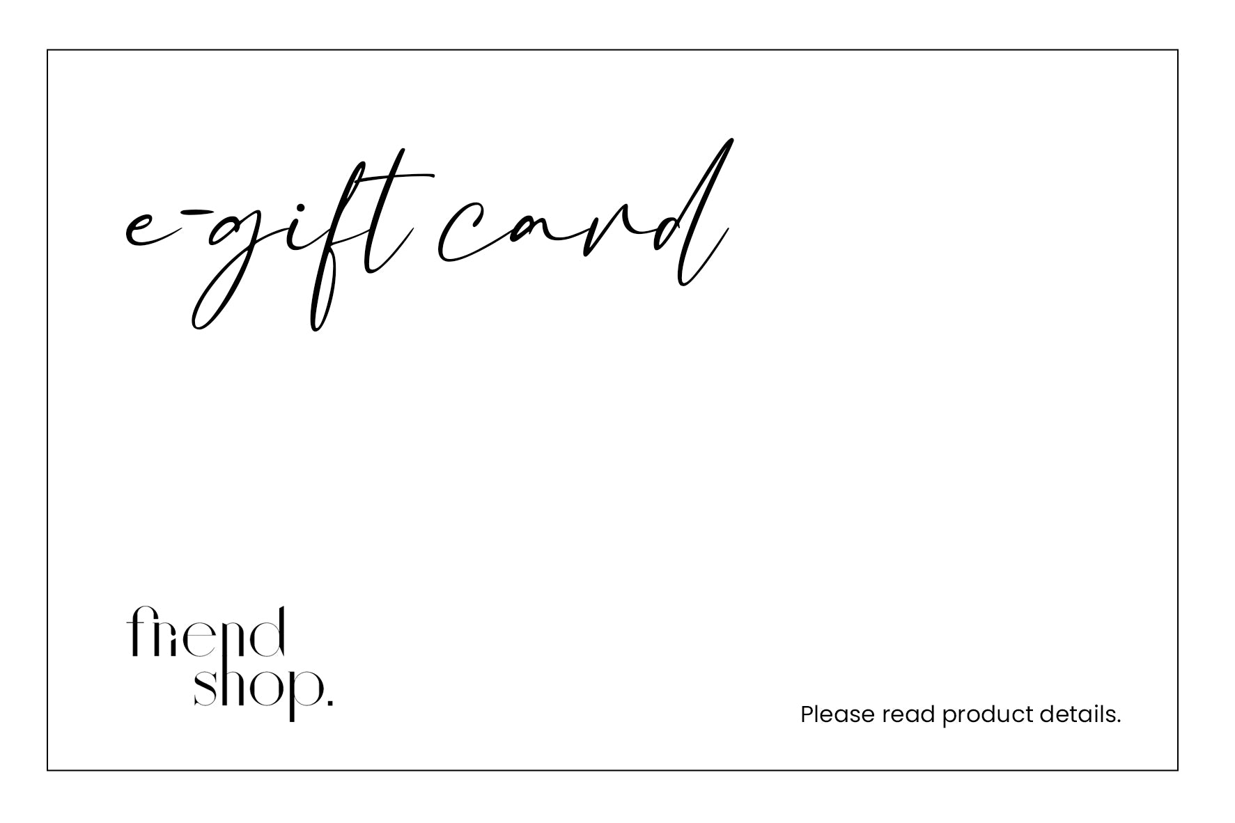 FSL E-Gift Card